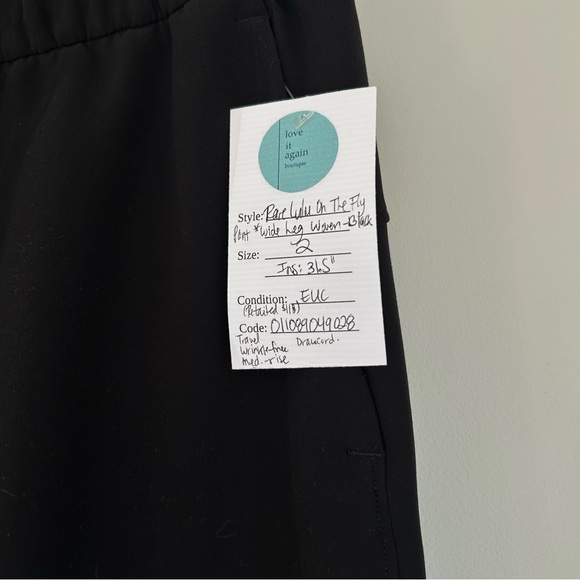 Lululemon On The Fly Pant Wide Leg Woven Size 2 - Picture 3 of 8